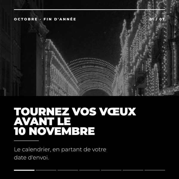 Vous voulez envoyer une vidéo de vœux d'entreprise le 15 décembre ? Remontons le calendrie…