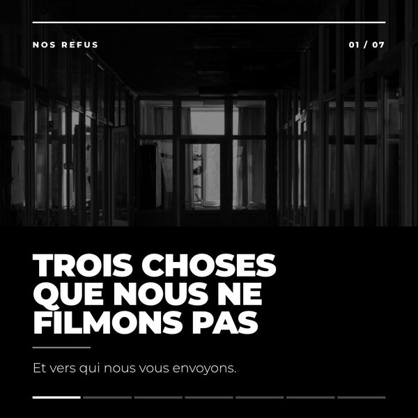 Chaque semaine, nous refusons une demande de vidéo ou de photo. Le client repart avec le n…